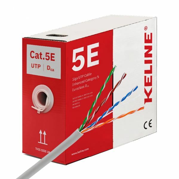 KELine kabel CAT.5e UTP 300Mhz LSOH 305m Dca Euroclass