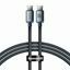 Baseus kabel USB C-C 1.2m 100W PD Crystal shine črn CAJY000601