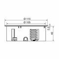 Picture of Bachmann TWIST vgradna vtičnica bela za kuh.pult 1x220V 2xUSB 931.231