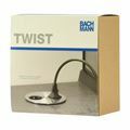 Picture of Bachmann TWIST vgradna vtičnica srebrna za kuh.pult 2x220V 931.000