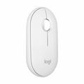 Logitech miška M350S Pebble 2 brezžična Bluetooth bela 910-007013