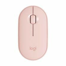 Logitech miška M350S Pebble 2 brezžična Bluetooth roza 910-007014