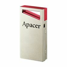 Slika APACER USB ključ 64GB AH112 super mini srebrno/rdeč