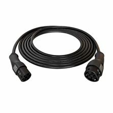 Metron polnilni kabel Tip2 16A trifazni Tesla 7m črn CC05T