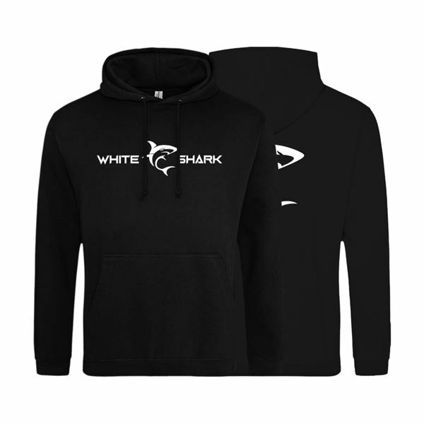 WHITE SHARK pulover s kapuco - S,M,XL -velikost označi v opombah črn