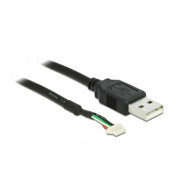 Picture of Delock kabel USB 2.0 TipA - 5pin 1,5m bakren/transparent 95986
