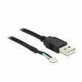 Picture of Delock kabel USB 2.0 TipA - 5pin 1,5m črn 95986