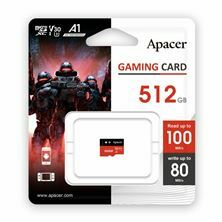 Slika APACER microSD XC 512GB spominska kart. Class 30 Gaming AP512GMCSX10U7-RAGC