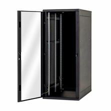 Triton kabinet 18U 900 600x600 črn N8 sestavljen