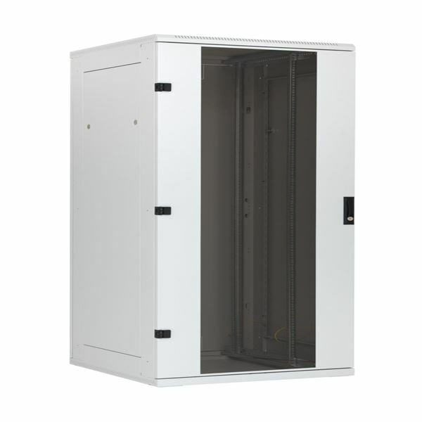 Picture of Triton kabinet 18U 900 600x600 siv N8 sestavljen