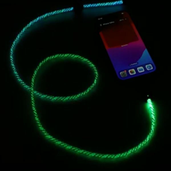 Picture of Delock kabel USB C-C 1,2m 100W 5A PD LED črn 88288