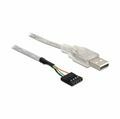 Delock kabel USB 2.0 TipA - 5 pin 0,7m bel 83078