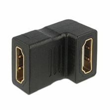 Delock adapter HDMI Ž - HDMI Ž 19-pin kotni 65075 