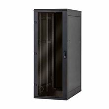 Triton kabinet 42U 1970 800x800 črn sestavljen perforirana vrata