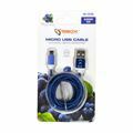 Picture of SBOX kabel USB A-B mikro 1,5m moder bombažna zaščita