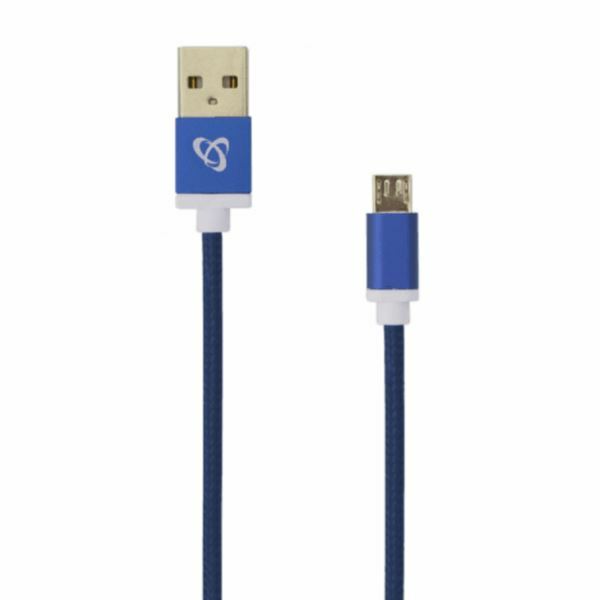 Picture of SBOX kabel USB A-B mikro 1,5m moder bombažna zaščita