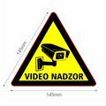 Nalepka trikotna "VIDEONADZOR" A5 (145x145)