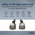 Picture of Digitus patch slim FTP CAT.6A  0,5m črn
