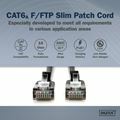 Picture of Digitus patch slim FTP CAT.6A  1m črn