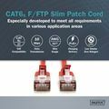 Picture of Digitus patch slim FTP CAT.6A  2m rdeč