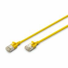 Digitus patch slim FTP CAT.6A 5m rumen