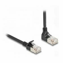 Delock patch SFTP CAT.6A 2m črn slim kotni navzgor 80288