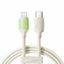 Joyroom kabel TipC/Lightning 2m 30W bež silikonski luminescent S-A53
