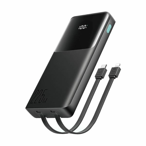 Joyroom prenosna baterija 10.000mAh 22,5W PowerBank črna JR-PBF19