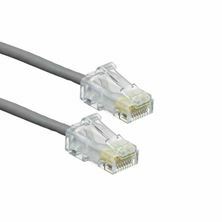 Leviton patch UTP CAT.6 0,6m siv 3,8mm HighFlex P24