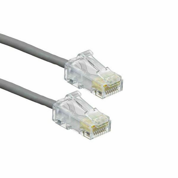 Leviton patch UTP CAT.6 0,6m siv 3,8mm HighFlex P24