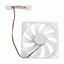 TT ventilator 12x12x2,5cm 12v 4p prozoren LED modra osvetlitev