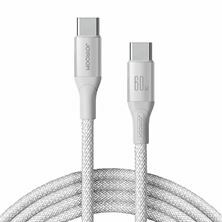 Slika Joyroom kabel USB C-C 1m 60W bel pleten S-A28
