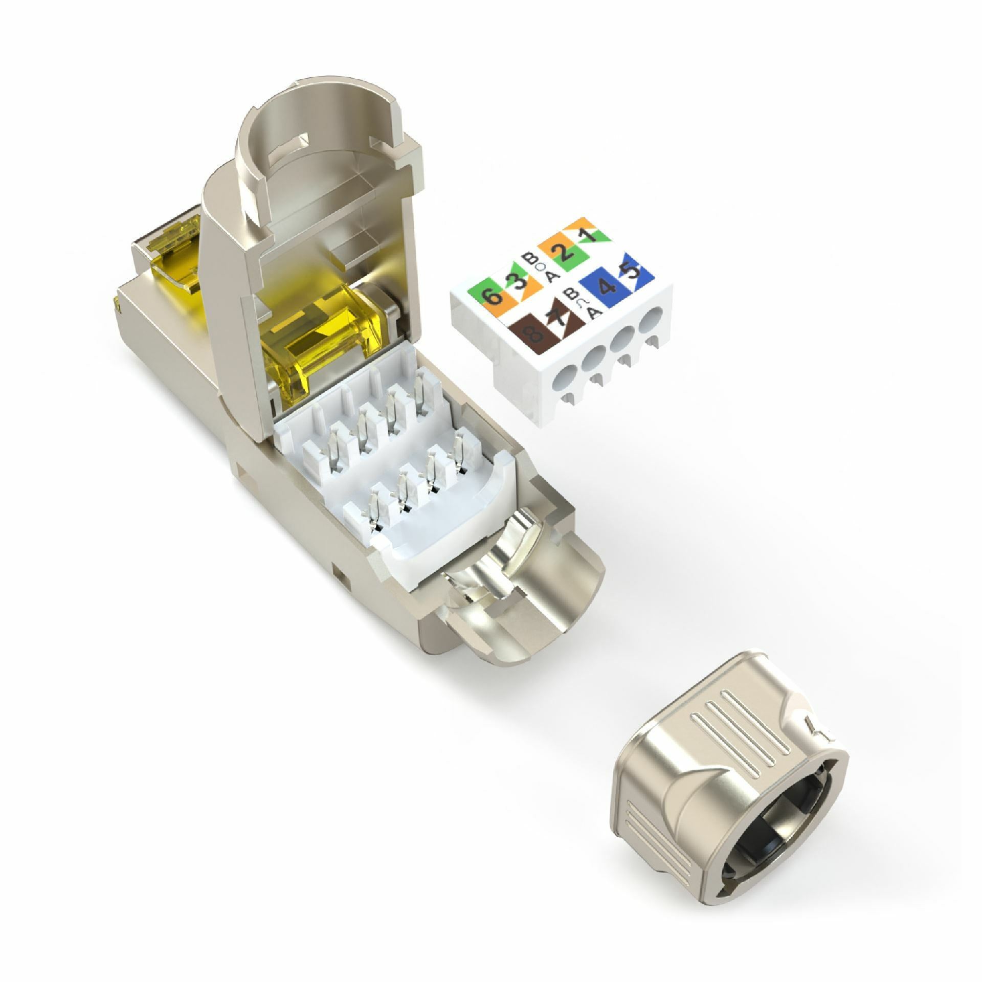 Digitus RJ45 konektor CAT.8 FTP sestavljiv DN-93838 - TechTrade