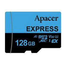 APACER microSD express 128GB spominska kartica U3 V30 switch AP128GMCEXG3X17-RA