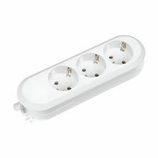 Bachmann podaljšek kabelski 3x220V brez kabla bel 385.270