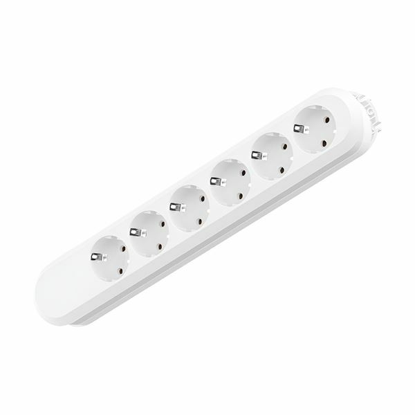 Bachmann podaljšek kabelski 6x220V brez kabla bel 381.246K