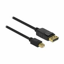 Delock kabel miniDisplayPort-DisplayPort 0.5m 4K 60Hz črn 83984