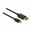 Delock kabel miniDisplayPort-DisplayPort 0.5m 4K 60Hz črn 83984