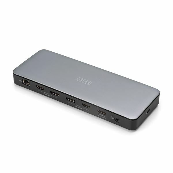 Digitus priklopna postaja USB 3.2 TipC 13v1 4K črna DA-70918