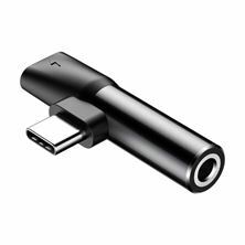 Baseus adapter AVDIO USB TipC-Jack 3,5Ž aux stereo črn CATL41-01