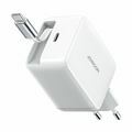 Joyroom polnilec 67W USB TipC GaN QC PD s kablom bel JR-TCL06