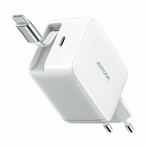 Joyroom polnilec 67W USB TipC GaN QC PD s kablom bel JR-TCL06