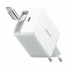 Joyroom polnilec 67W USB TipC GaN QC PD s kablom bel JR-TCL06