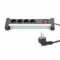 Picture of Digitus razdelilec 4x220V 2xUSB namizni s stikalom 1,5m črn DA-70614