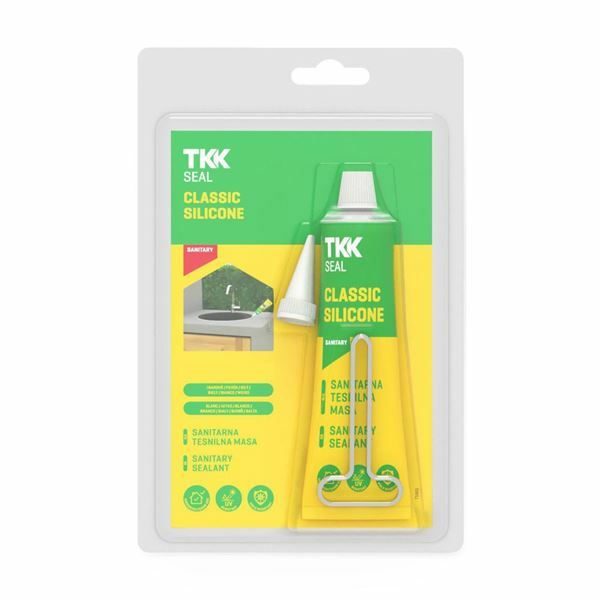 TKK silikonska tesnilna masa 60ml transparentna