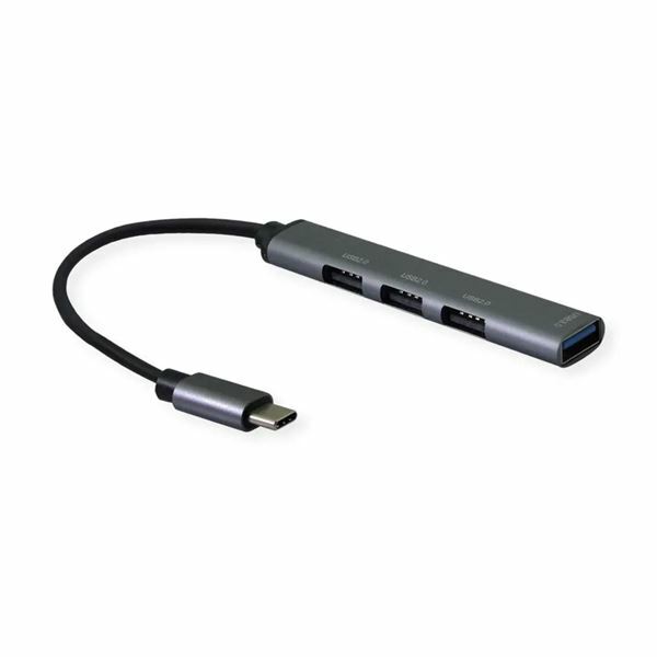 Secomp hub USB 3.0 4xTipA 12cm siv S3017