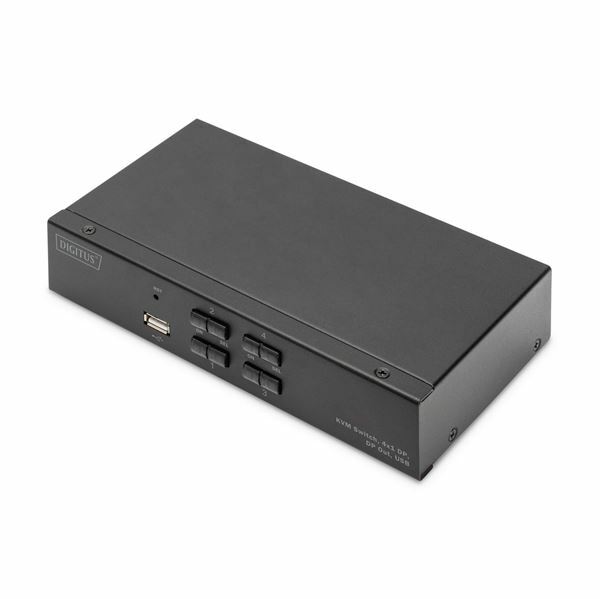 Digitus KVM stikalo 4x1 namizni DisplayPort/USB 4K DS-12891