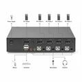 Picture of Digitus KVM stikalo 4x1 namizni DisplayPort/USB 4K DS-12891