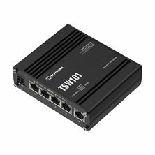 Teltonika stikalo Giga 5-port 4x PoE 60W DIN Mini kovinsko ohišje TSW101