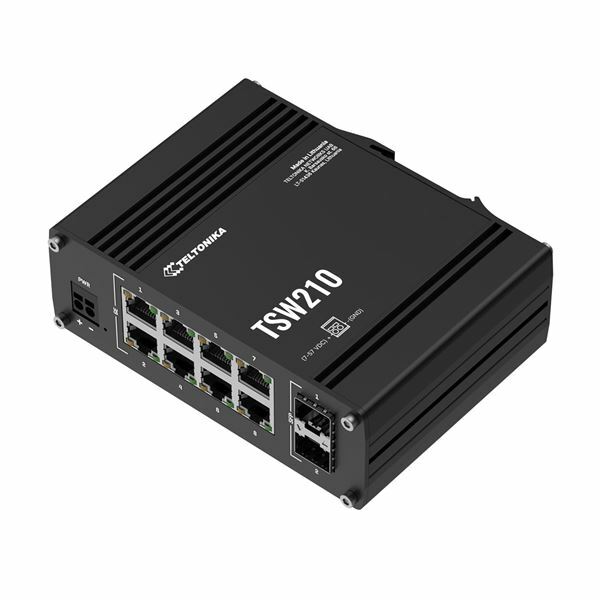 Teltonika stikalo Giga 8-port 2xSFP DIN Mini TSW210